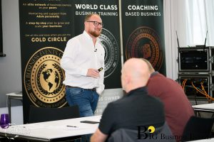 Chris Clowes Presenting at a Big Business Events event